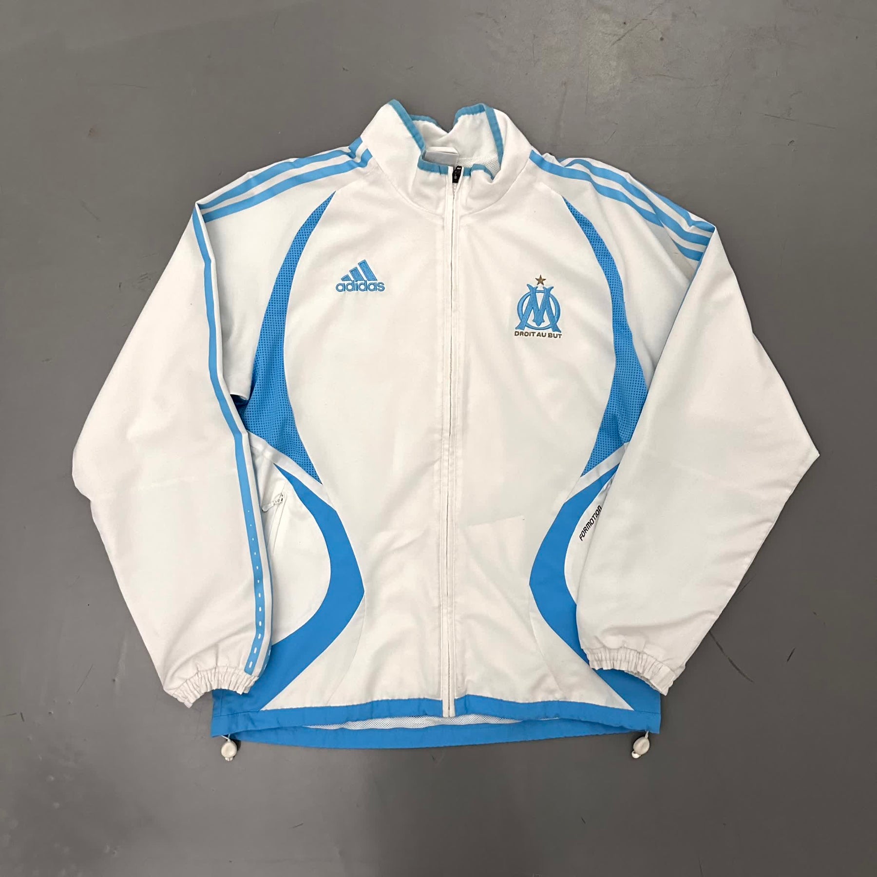 Adidas x Olympique Marseille Chaqueta retro 2008/09 - Fut Latino MX