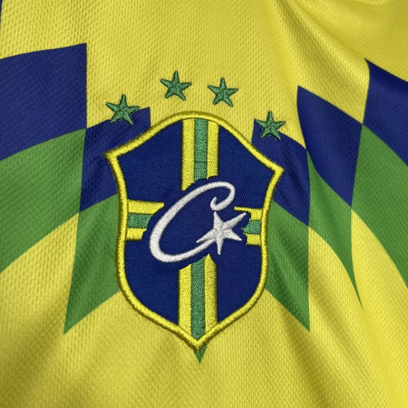 Camiseta Brasil Retro I 1995 - Fut Latino MX