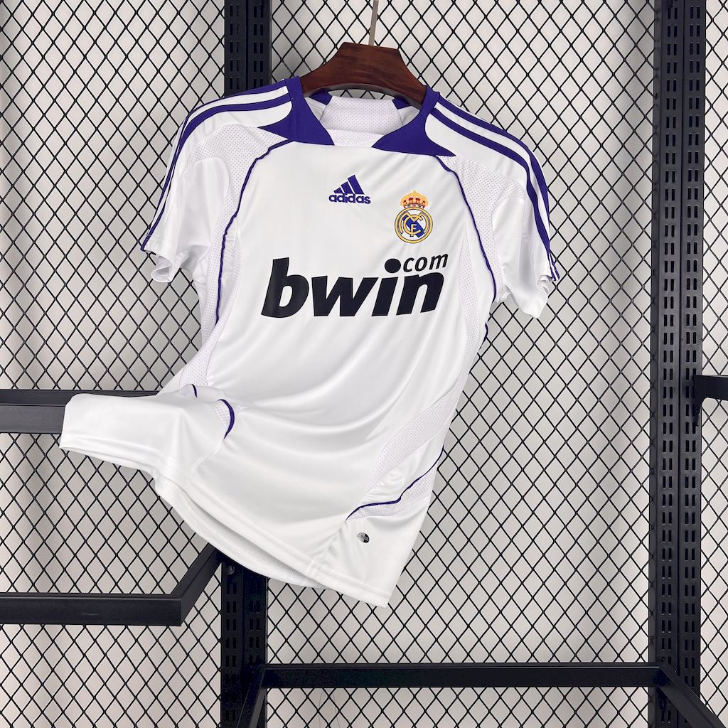 Camiseta do Real Madrid Retro 2007/08 Local - Fut Latino MX