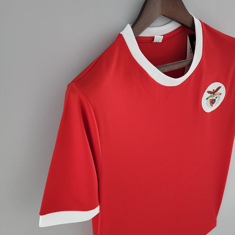 Camiseta Retro Benfica 73/74 - Vermelho - Fut Latino MX