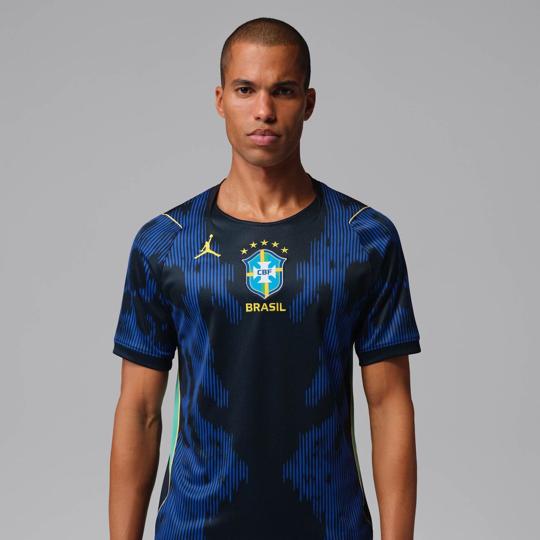 Brazil Away Blue 2026 - Brazil Jordan Fan Version