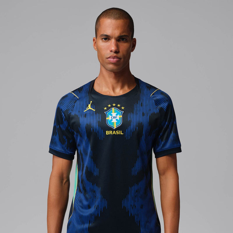 Brazil Away Blue 2026 - Brazil Jordan Fan Version