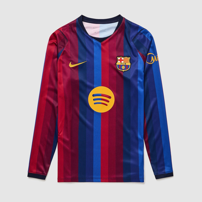 Barcelona Home 26/27 Long Sleeve - Fan Version