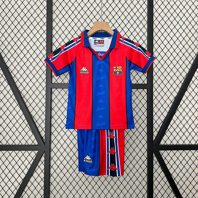 Jersey Barcelona I 95/97 Kit Kids (Retro)