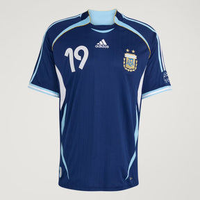 Camiseta II Messi Argentina 2006 - Fut Latino MX