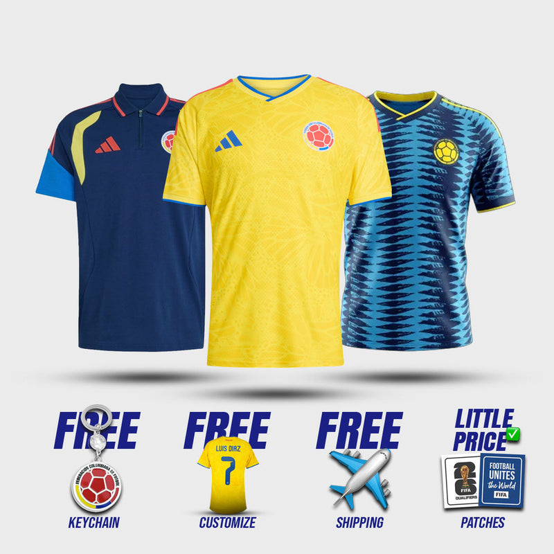 Combo Colombia Home, Away and Training 2026/27