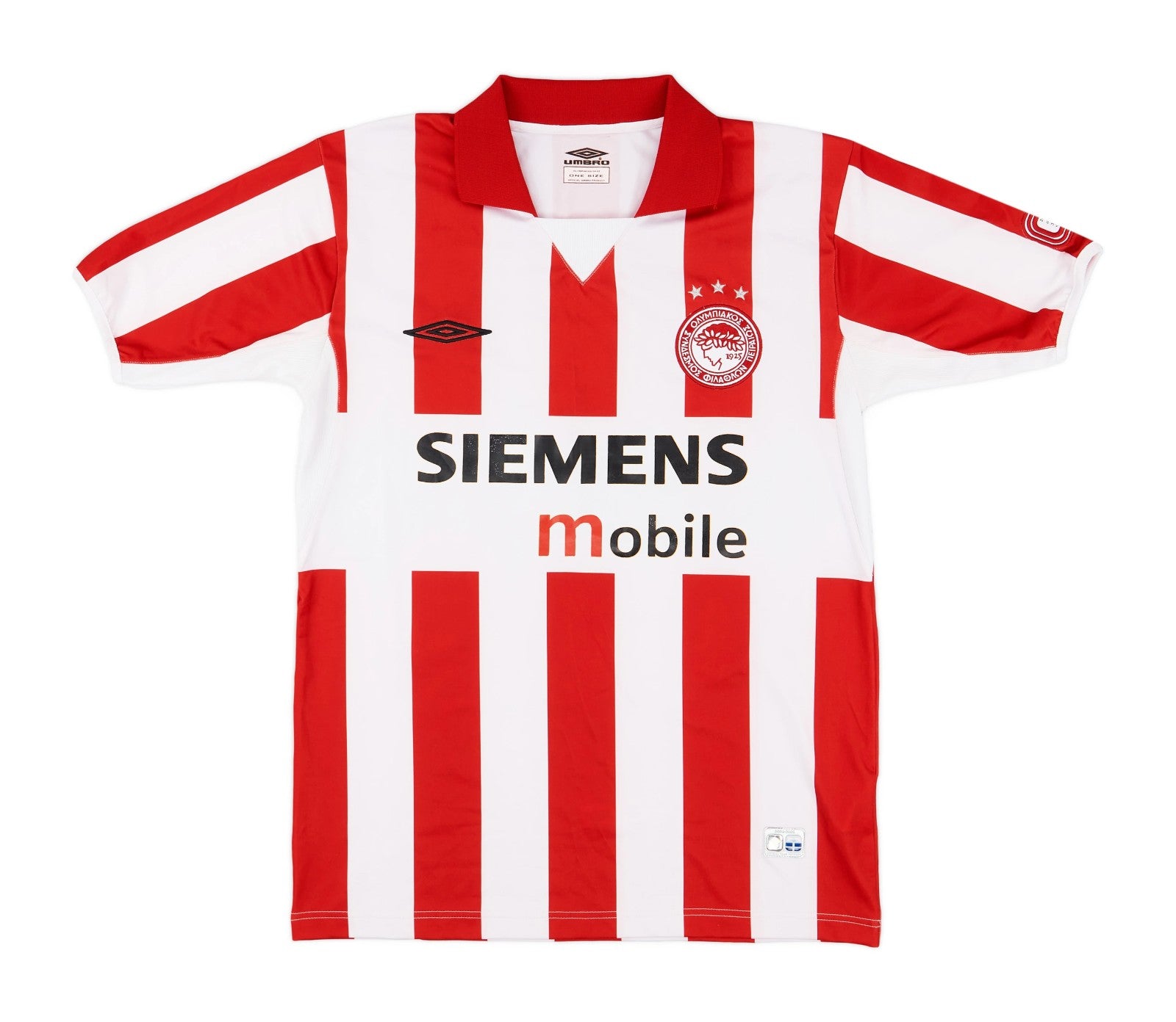 Camiseta Olympiacos Retro Local 04/05 - Fut Latino MX