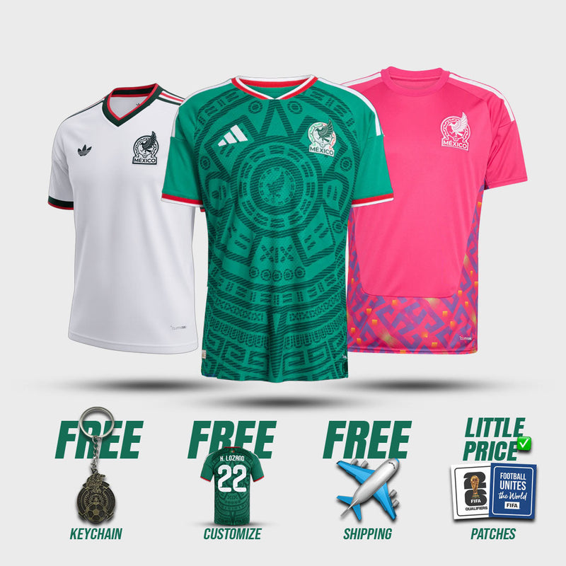 COMBO Mexico Home, Away and Goalkeeper 2026/27