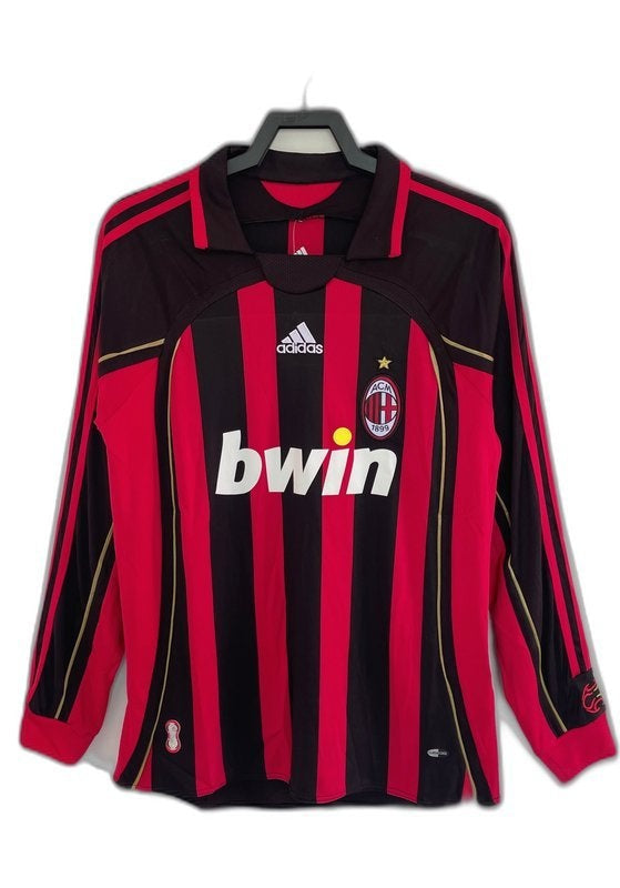 AC Milan Home 06/07 - Long Sleeve - Retro