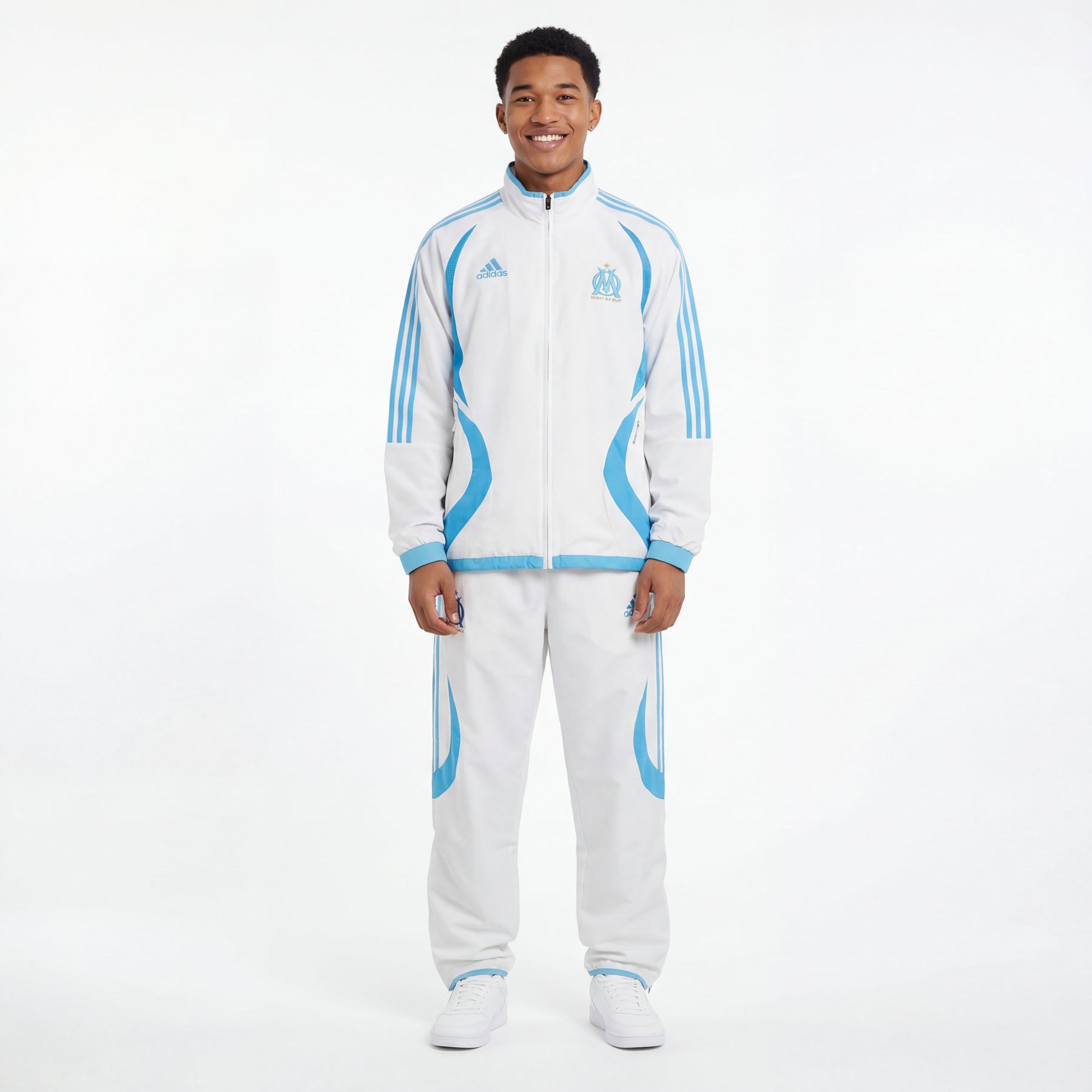 Adidas x Olympique Marseille Chaqueta retro 2008/09 - Fut Latino MX