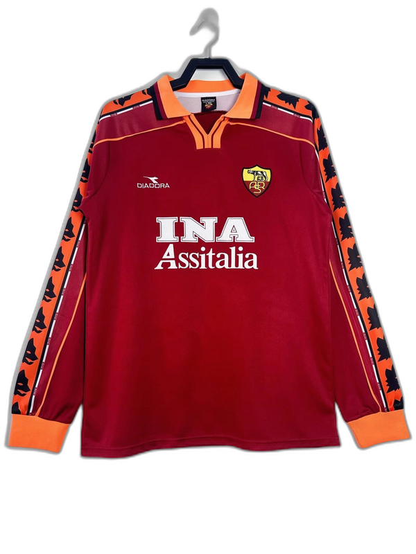 AS Roma Local 98/99 - Manga Larga - Retro