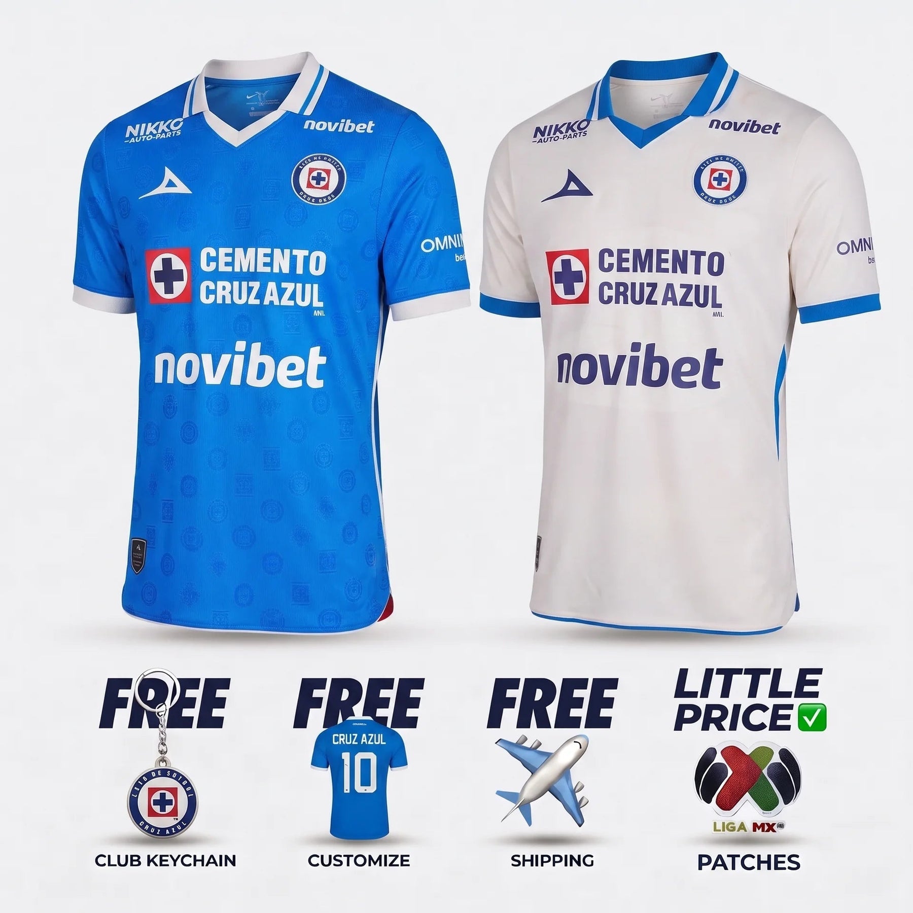 Combo Cruz Blue Home and Away 2026/27