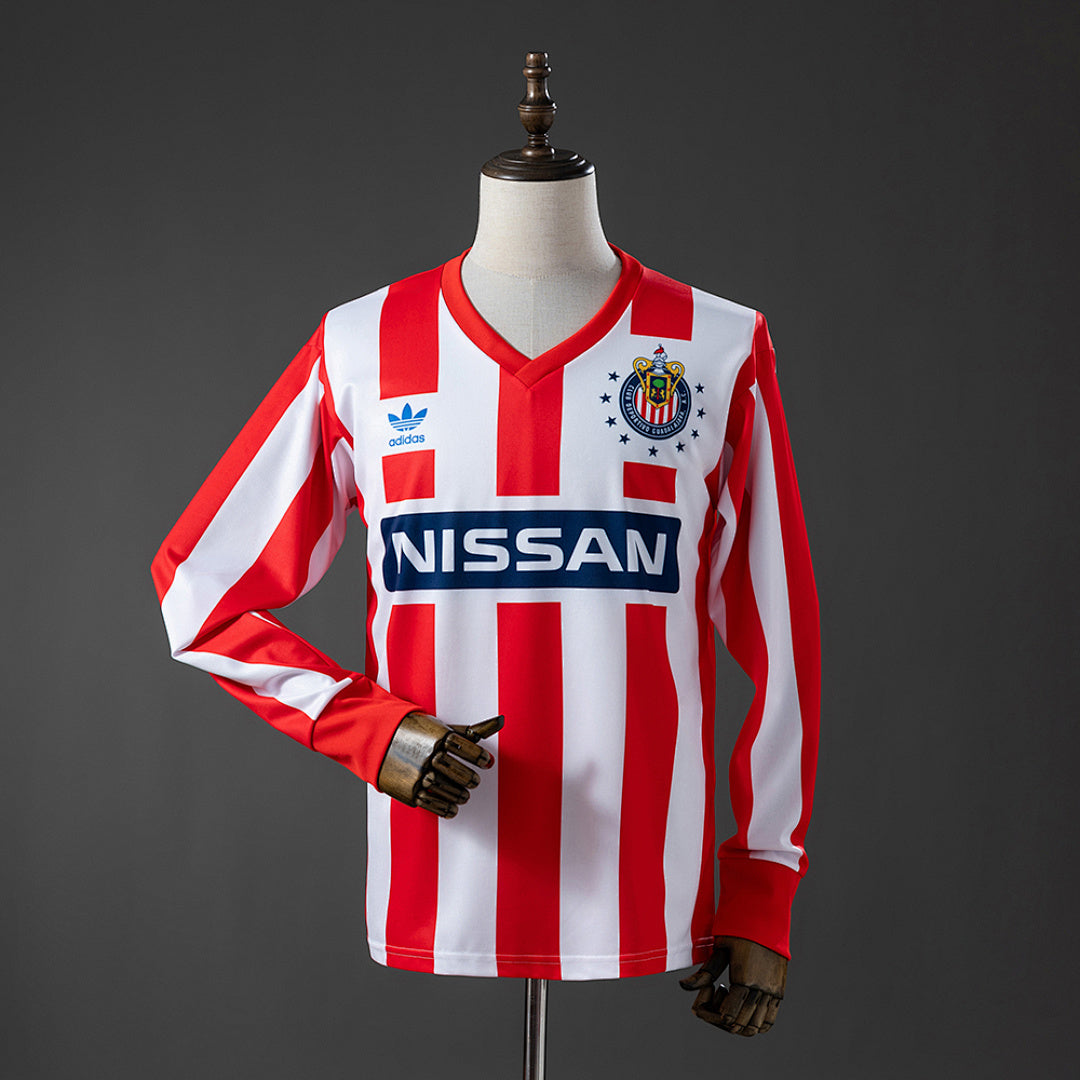 Chivas Guadalajara 90/91 Home Long Sleeve Retro