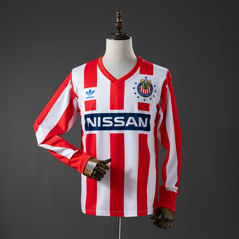 Chivas Guadalajara 90/91 Home Long Sleeve Retro