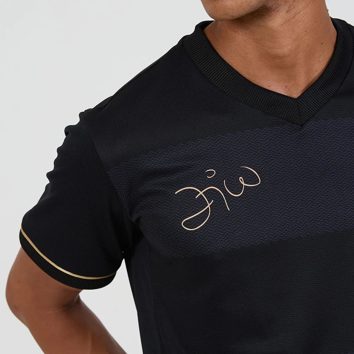 Camiseta Flamengo Zico 1981 Negro e Dorado Retrô Masculina - Fut Latino MX