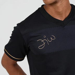 Camiseta Flamengo Zico 1981 Negro e Dorado Retrô Masculina - Fut Latino MX