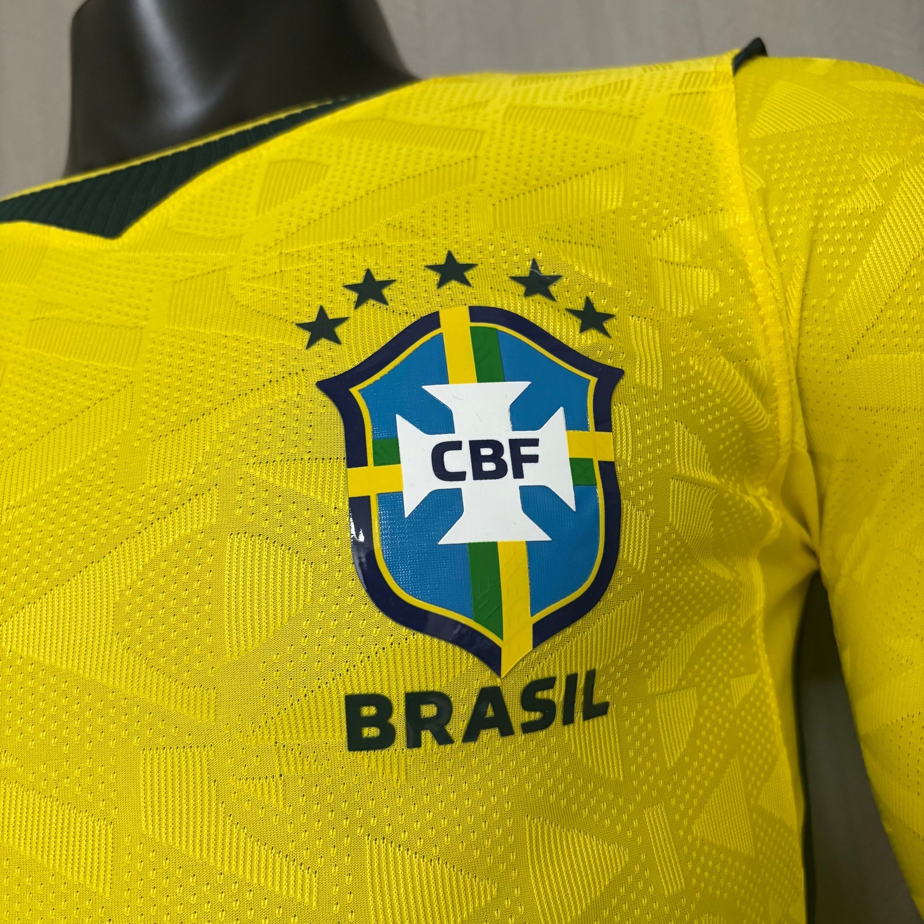 Brasil 2026 Local Versión jugador Manga larga Camiseta [Versión jugador] - Fut Latino MX
