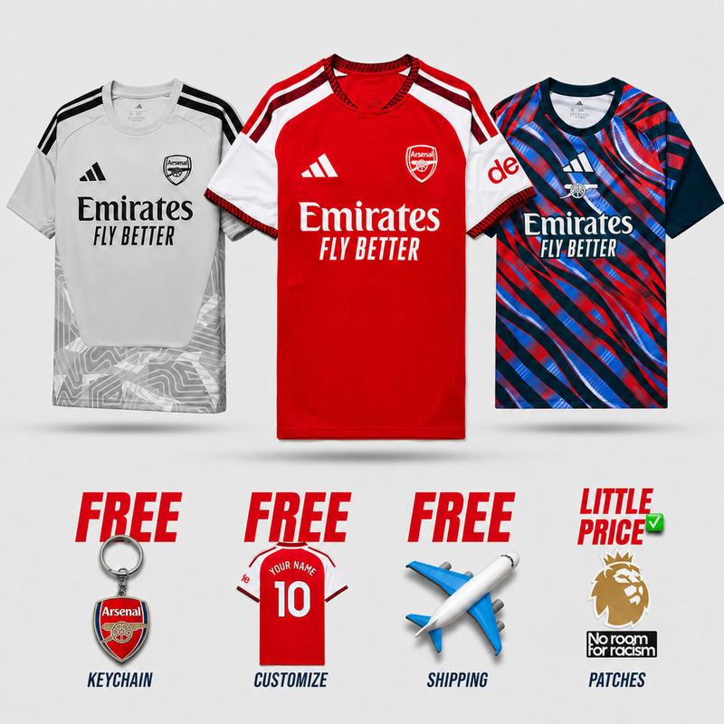 Combo Arsenal Home, GK and Prepartido 26/27
