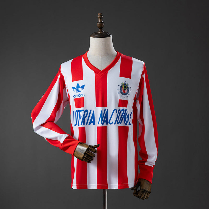 Chivas Guadalajara 91/92 Home Long Sleeve Retro