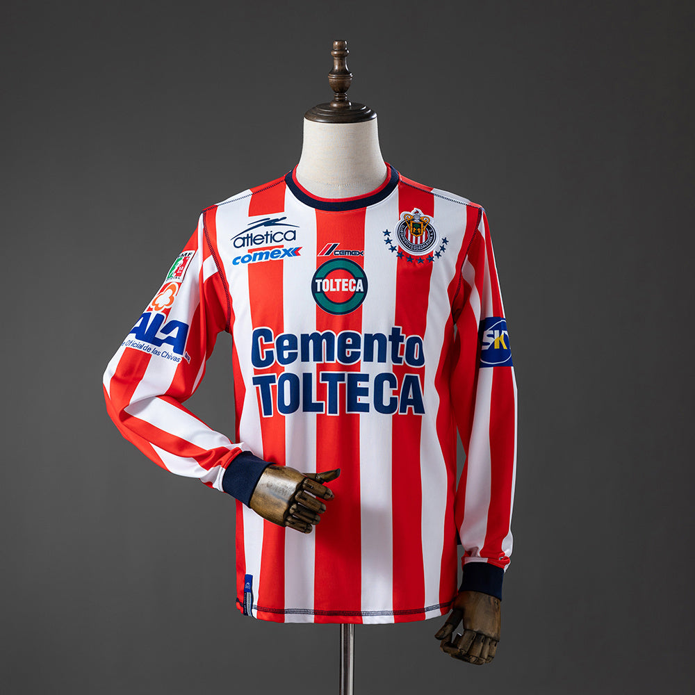 Chivas Guadalajara 02/03 Home Long Sleeve Retro