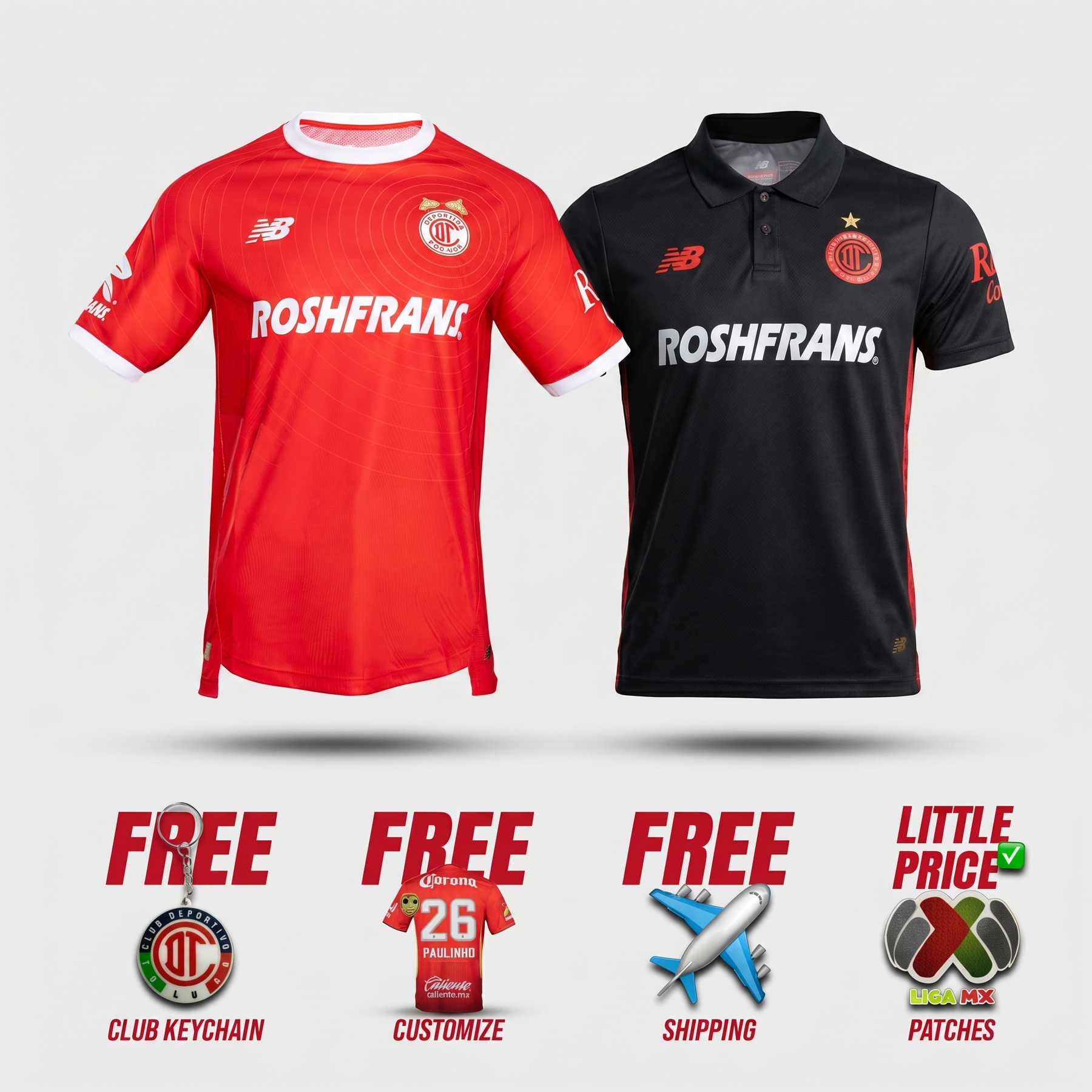 Paquete Toluca Especial Bicampeón 2025/26