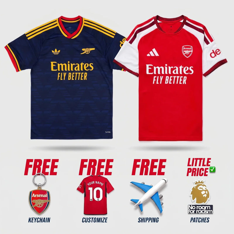 Combo Arsenal Home and Away Fan 26/27