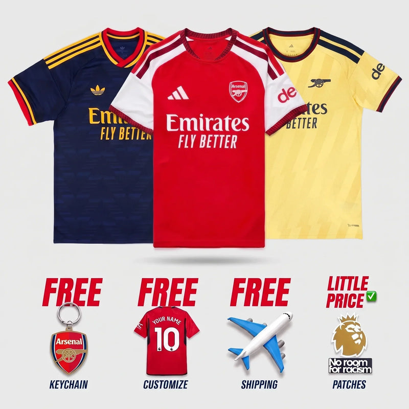 COMBO Arsenal - Home, Away And Third Fan 26/27