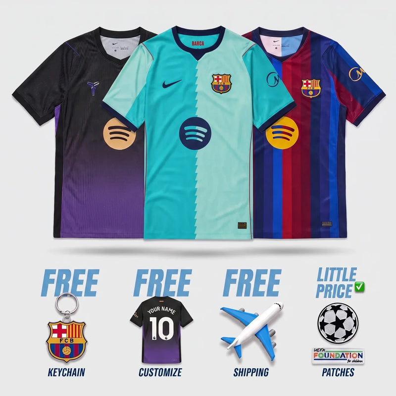 COMBO Barcelona Home, Away and Third 26/27