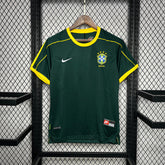 Camiseta Brasil Portero Retro 1997/98 Verde - Fut Latino MX