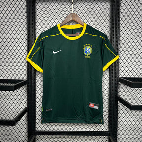 Camiseta Brasil Retro 1997/98 Verde - Fut Latino MX