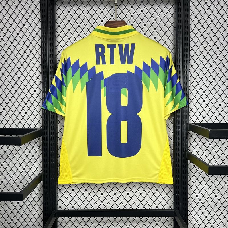 Camiseta Brasil Retro I 1995 - Fut Latino MX