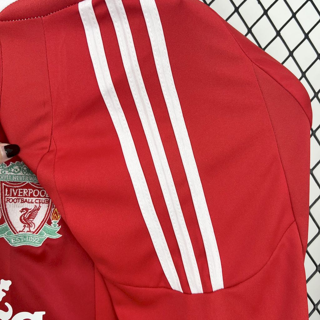Camiseta do Liverpool Retro 2008/10 Local - Fut Latino MX