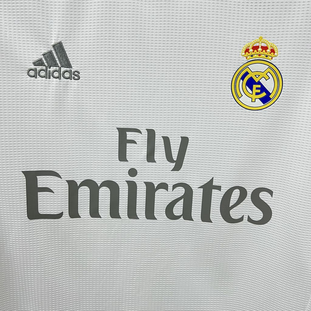 Camiseta do Real Madrid Retro 15/16 Local - Fut Latino MX
