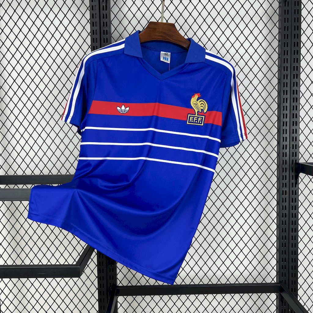 Camiseta Francia Retro 1984 Local - Fut Latino MX