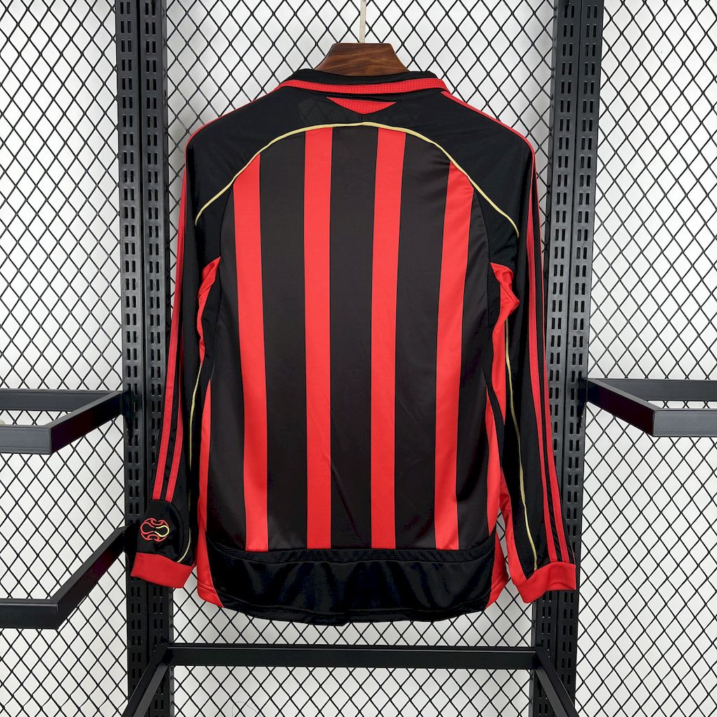 Camiseta Milan Manga larga l Retro 2006/07 - Fut Latino MX