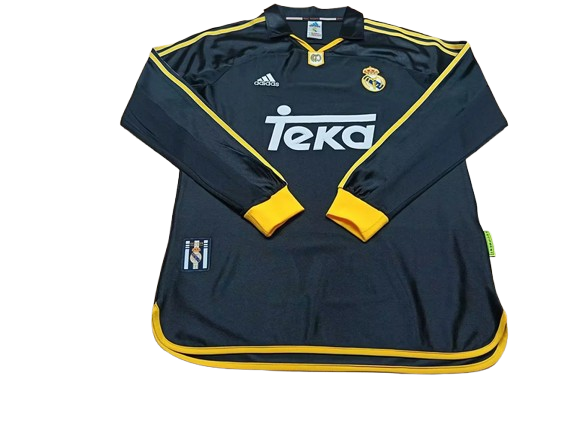 Camiseta Real Madrid 99/00 Manga larga - Visitante Retro - Fut Latino MX
