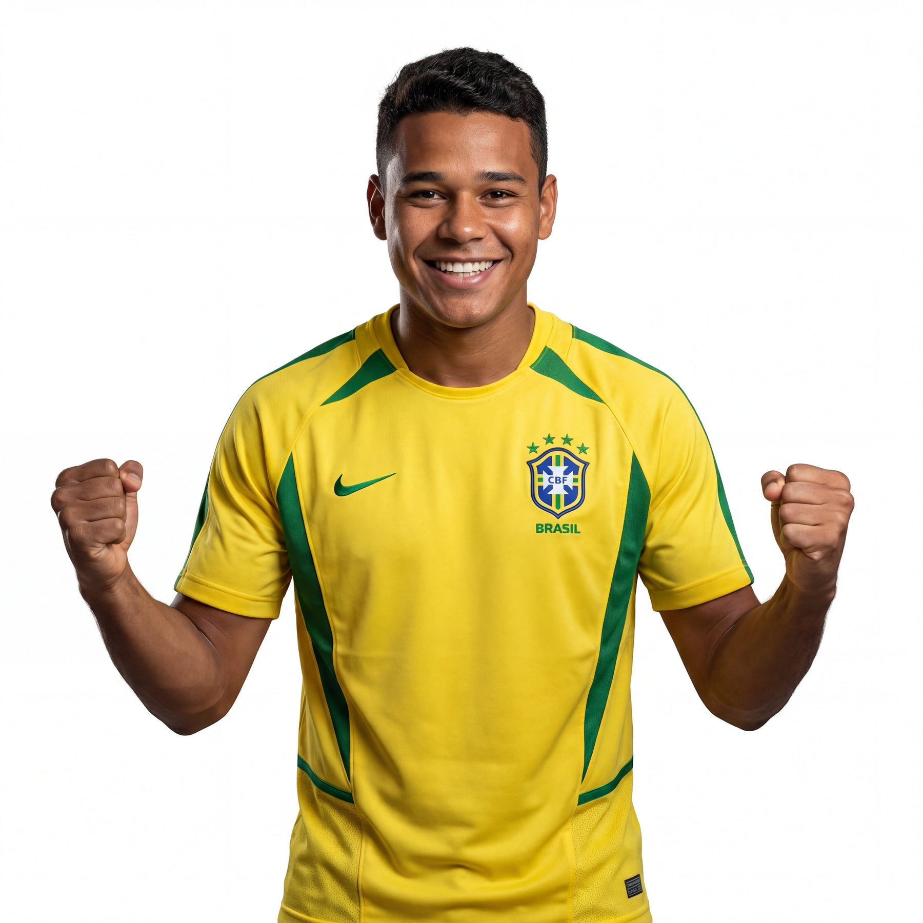 Camiseta Retro Brasil 2002/02 Local - Fut Latino MX