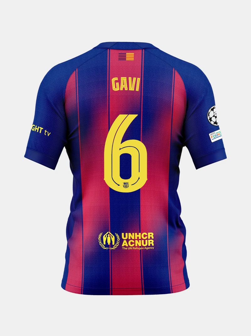 Jersey Home FC Barcelona 25/26 #6 GAVI