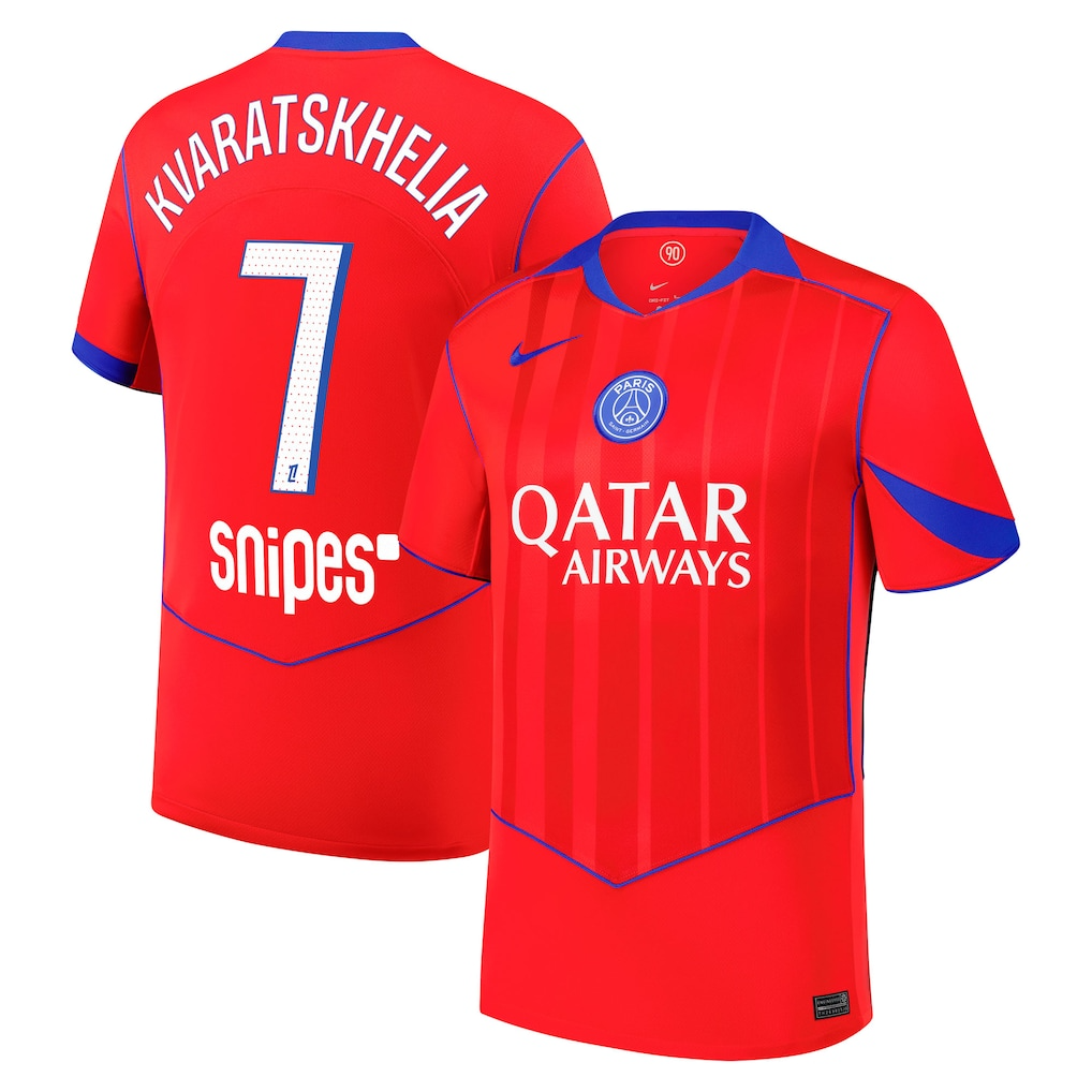 Camiseta PSG 25/26 Tercera #7 Kvaratskhelia