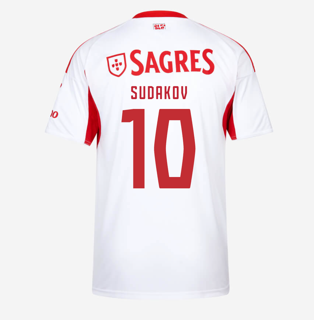 Camiseta Benfica 25/26 Visitante #10 SUDAKOV