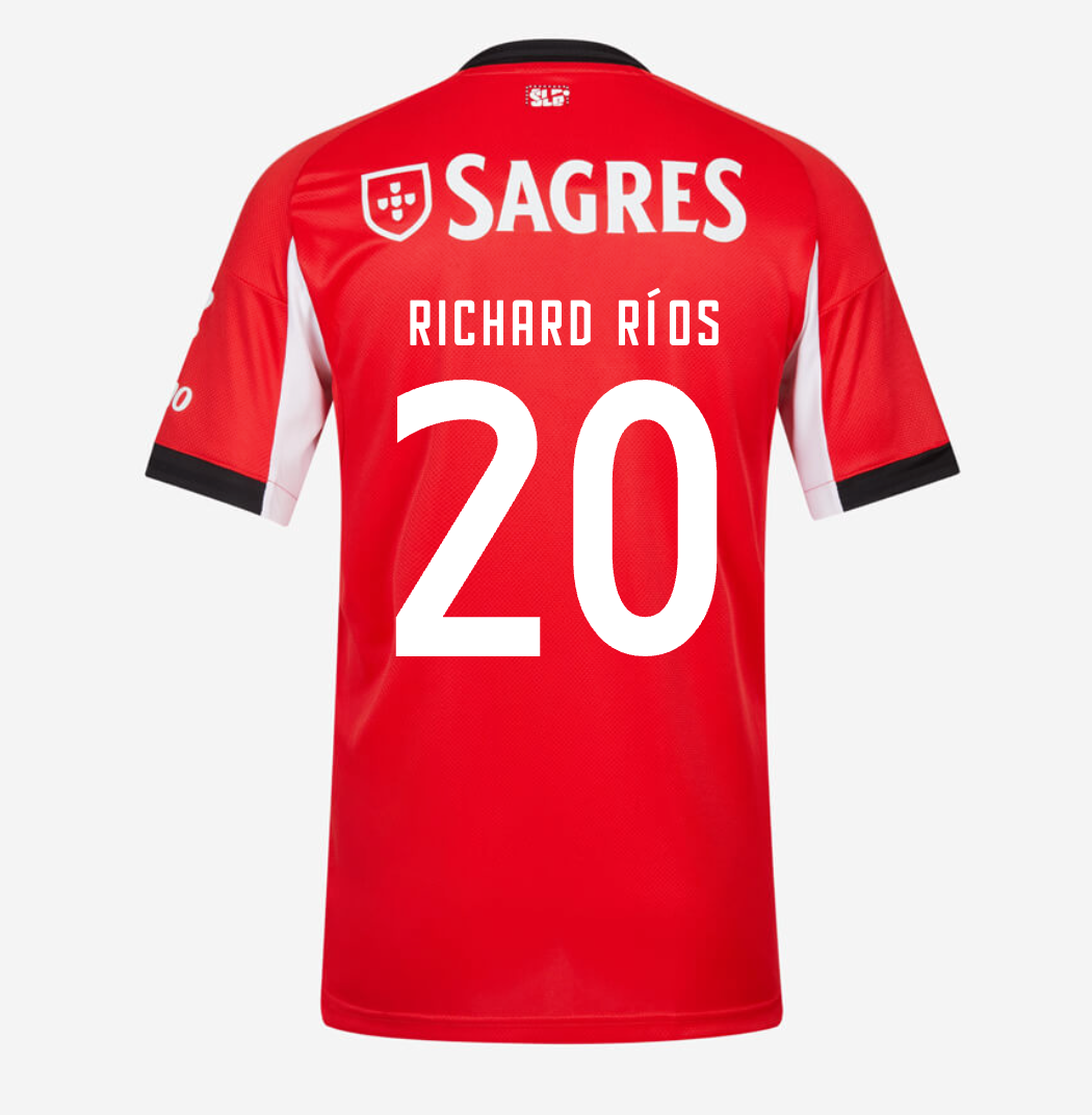 Camiseta Benfica 25/26 Local #20 Richard Ríos