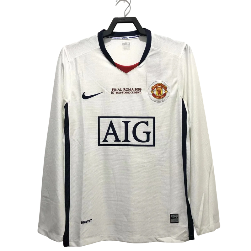 Manchester United Away 08/09 - Long Sleeve - Retro