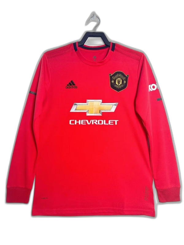 Manchester United Local 19/20 - Manga Larga - Retro