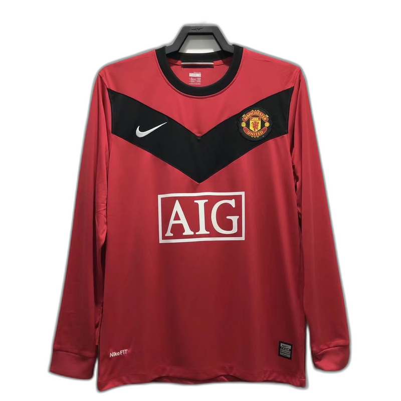 Manchester United Home 2010 - Long Sleeve - Retro