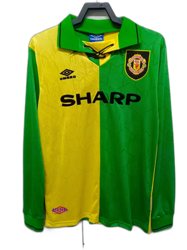 Manchester United Visitante 92/94 - Manga Larga - Retro