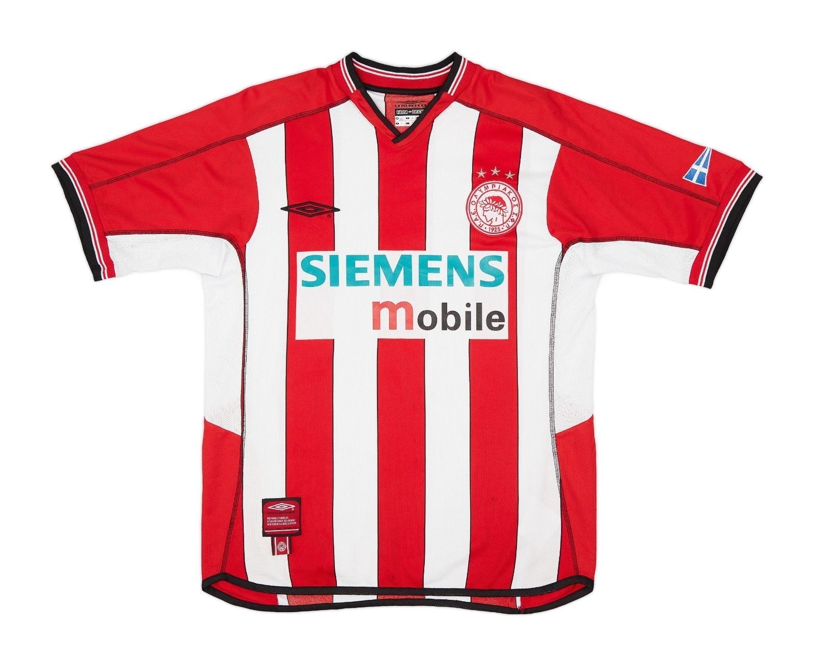 Camiseta Olympiacos Retro Local 02/03 - Fut Latino MX