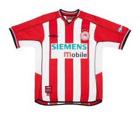 Camiseta Olympiacos Retro Local 02/03 - Fut Latino MX